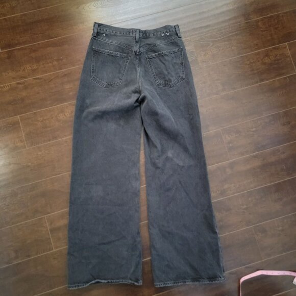 AGOLDE Dame Wide Leg Jeans Womens 27 Contemporary Denim Grunge Y2K 90s - Picture 3 of 7